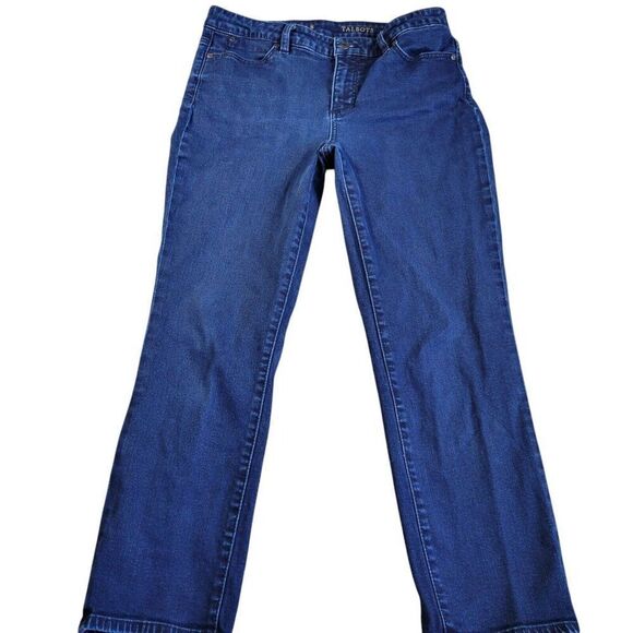 Talbots Denim - Talbots Jeans Womens 8 Heritage Crop Denim Dark Wash